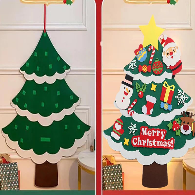 ハンドメイド　クリスマス飾り（お庭いっぱいChristmas❄） How to make Christmas ornaments ☆ Easy and stylish handmade